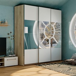 Шкаф - купе "Fortune 4" 2200_800/600/800 (Мебелони)  2868