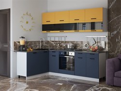 Кухня угловая "Техно New" 1,6*2,4 м 3159