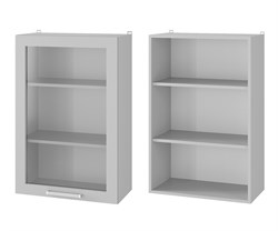 Шкаф настенный со стеклом 6В2.9 "Александрия" (Мебелони) 4150