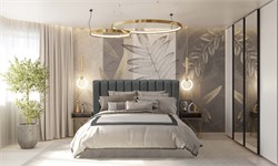 Кровать "Страйп" 160*200 см с ПМ 5577