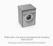Рабочий стол для встраиваемой техники 65СМ 
