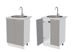 Шкаф нижний под мойку ШНМ60 