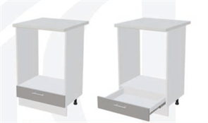 Шкаф нижний для встраиваемой техники ШНВТ60 