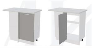 Шкаф нижний угловой левый ШНУ1000 