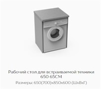 Рабочий стол для встраиваемой техники 65СМ 