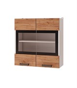 Шкаф настенный 2-дверный со стеклом 8В2 