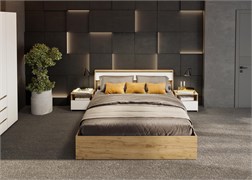 Кровать двойная 1.6*2.0 (основание в комплекте) 