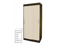 Шкаф-купе ПШ-1.10 Пегас (Росток) 1708