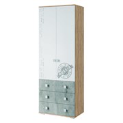 Шкаф двустворчатый с ящиками 