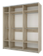 Шкаф - купе "Fortune 14" 2000_400/800/800 (Мебелони) 2735
