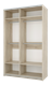 Шкаф - купе "Fortune 14" 1400_600/800 (Мебелони) 2743