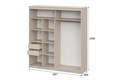 Шкаф-купе "ШКП 3" МАХ (NN) 5476