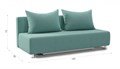 Диван прямой Глория Bingo mint 5626