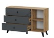 Комод 3 ящика со створкой "Байкал" (NN) 5635